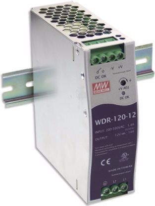 Mean Well WDR-120-24 Power Supply 180-550V 47-63Hz