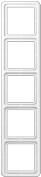 JUNG Frame Horizontal/Vertical Combination - Model CD585WW CD500 5-speed