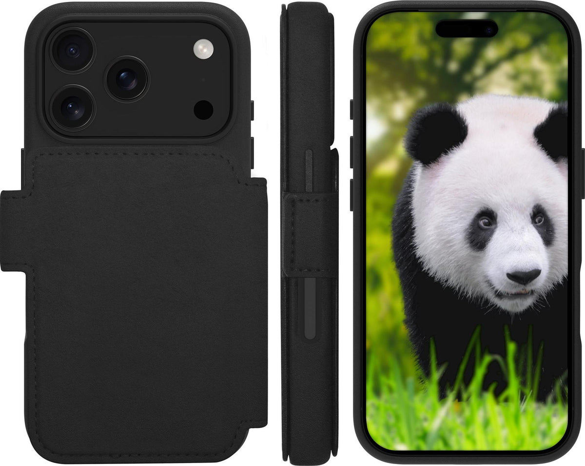 dbramante1928 Lynge Folio Case for iPhone 18 Pro/17 Pro - Black - Model LM63GTBL6625