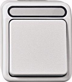 Merten Aus-Kontrollschalt.2p MEG3102-8029 Light Grey AQUASTAR MEG3102-8029