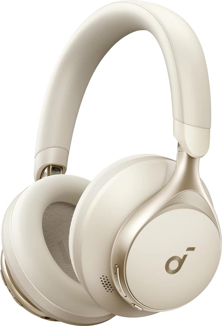 Soundcore Space One Headphones - Wired & Wireless Bluetooth - Cream - A3035G21
