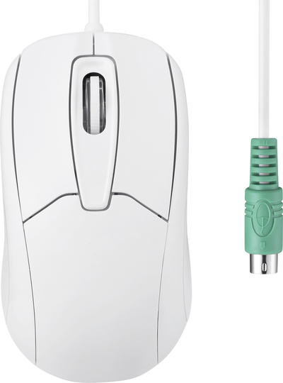 Perixx PERIMICE-209 P W Wired Optical Mouse White 3 Buttons 1000 dpi