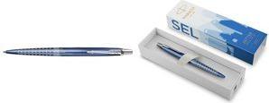 PARKER JOTTER Ballpoint Pen, Special Edition Seoul, Medium Point, Blue Ink, Stainless Steel, Model 2221600