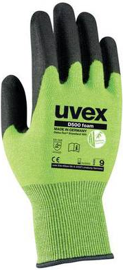 Uvex D500 Foam Cut-Proof Gloves - Size 07 - Model 6060407