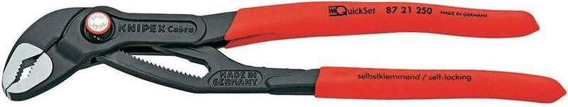 Knipex Cobra QuickSet Water Pump Pliers 250 mm - 87 22 250