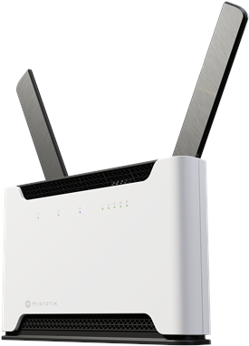 MikroTik Chateau LTE18 Wireless Router 5-Port Switch GigE 2.5 GigE Wi-Fi 5 Wi-Fi 6 Dual-Band (S53UG+5HAXD2HAXD-TC&EG18-EA)