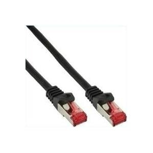 InLine Patch Cable RJ-45 (M) to RJ-45 (M) - 3.0 m - SFTP, PiMF - CAT 6, Black (76103S)