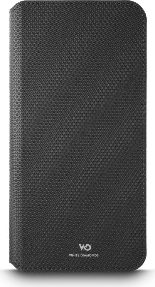 White Diamonds Booklet Slim Folio for Samsung Galaxy A37 5 G, Black (00039062)