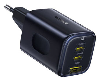 Baseus PicoGo AE11 67W GaN Fast Charger 2x USB-C + USB-A Cosmic Black E0121200