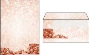 SIGEL DU231 Christmas Envelopes DL 90 gsm Pink 50 Pieces