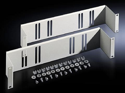 Rittal Rack Mounting Kit - Light Grey, 2U (Pack of 2) - Model 7050.035