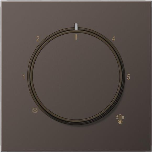 Jung Cover for Room Temperature Controller - Metal - AL 1749 D (AL1749D)