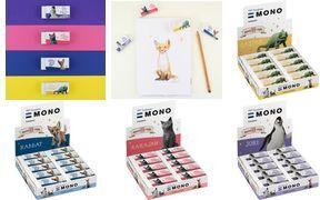 TOMBOW MONO Penguin Eraser, 20-Piece Limited Edition Display from 'The School of Magic' - PE-04A-MT-PI