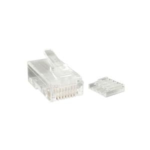 StarTech.com Cat 6 RJ45 Stranded Modular Plug Connector - Shielded Network Connector - RJ-45 (M) - Clear - Pack of 50