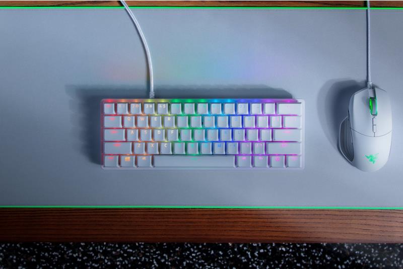 Razer Huntsman Mini Keyboard USB QWERTY English White (RZ03-03392700-R3G1)