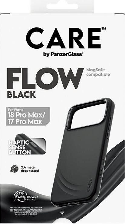 PanzerGlass CARE Flow Case for iPhone 17 Pro Max - Black - MagSafe - CR81975