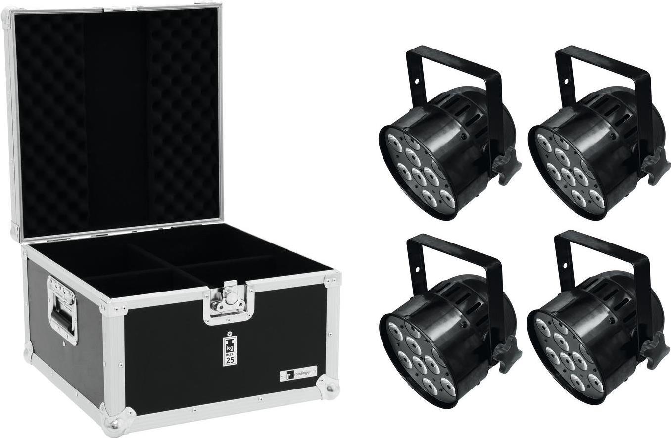 EUROLITE Set of 4 LED PAR-56 QCL Short with EPS Case