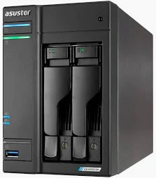 ASUSTOR LOCKERSTOR 2 Gen2+ NAS Desktop Intel® Celeron® N5105 4 GB DDR4