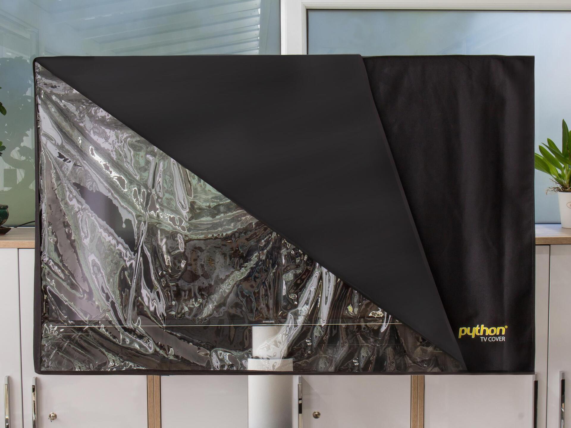 Python® Series TV Cover Indoor/Outdoor - Weatherproof Protection for TV/Monitor, 140x89 cm, 58" to 60" (TV-C0158)