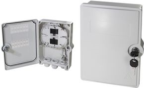 LogiLink FTTH/FTTB-Anschlussleergehäuse für max. 24 Fasern FB124E