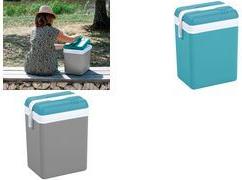 EDA 15 Liter Cooler Box, Plastic, Grey/ Lagoon Blue - 1 Piece (019923 G/B.LA)