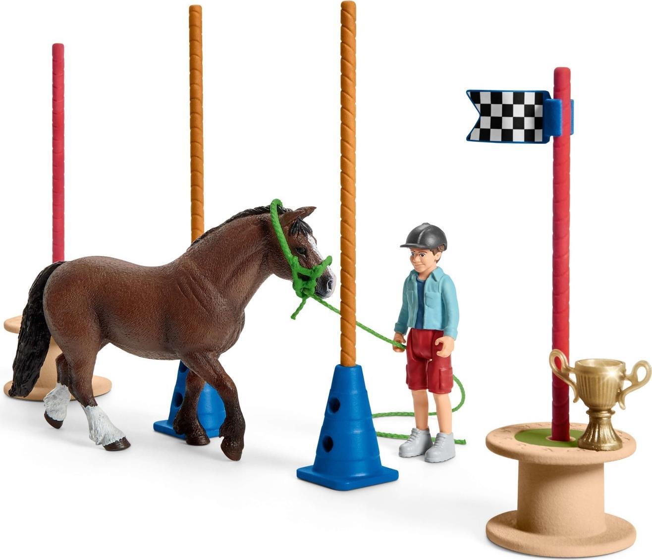 Schleich - Farm Life Pony Agility Race - Multicolor - 3 Years and Up