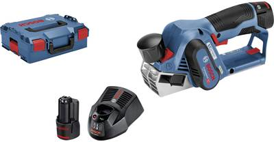 Bosch GHO 12V-20 Professional Electric Planer Cordless 2 Batteries 12V