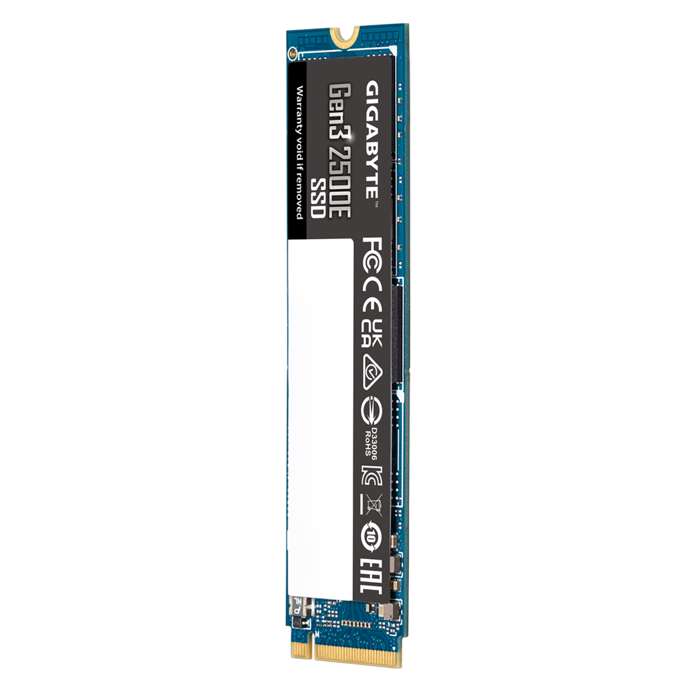 Gigabyte Gen3 2500E - SSD - 500GB - M.2 2280 - PCIe 3.0 x4 (NVMe) (G325E500G)