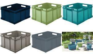 keeeper Storage Box Euro-Box XXL "bruno eco", 54 L, Green, PP/Regranulate, Model 1539931900000