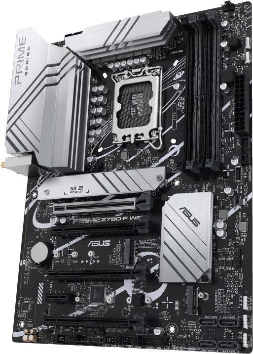 ASUS Prime Z790-P WIFI - Motherboard - ATX - LGA1700-Sockel - Z790 Chipsatz - USB-C 3,2 Gen 2x2, USB 3,2 Gen 1, USB 3,2 Gen 2, USB-C Gen2 - 2,5 Gigabit LAN, Wi-Fi 6, Bluetooth - Onboard-Grafik (CPU erforderlich) - HD Audio (8-Kanal) (90MB1C