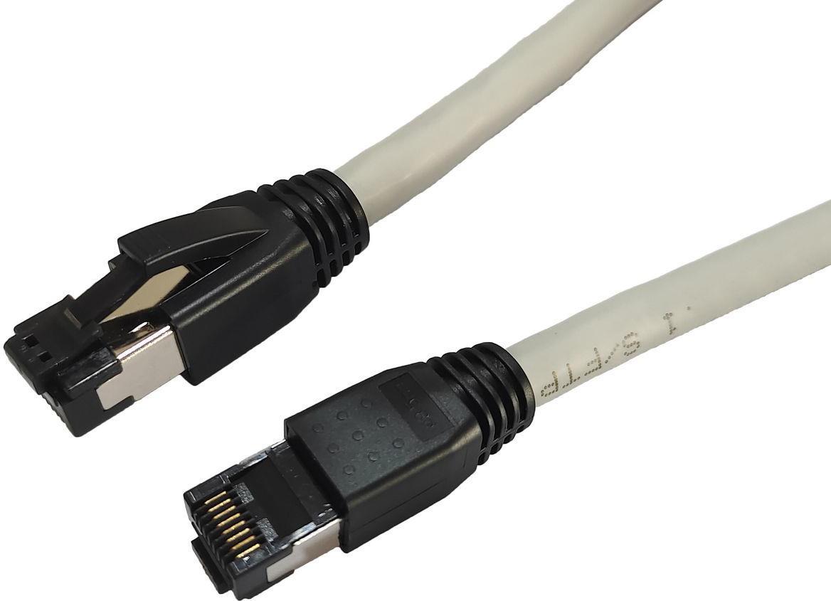 MicroConnect Patch Cable - RJ-45 (M) to RJ-45 (M) - 10.0 m - S/FTP - CAT 8.1 - Grey (MC-SFTP8010)