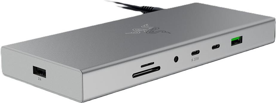 Razer NB Acc Dock USB-C 4 Mercury - Docking Station - RC21-02280200-R3EK