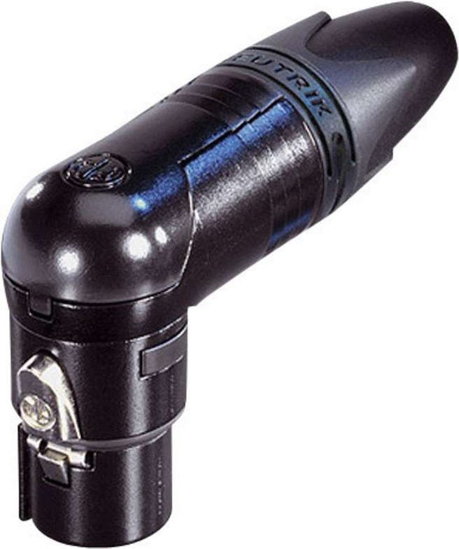Neutrik XLR Connector Female Angled 4-Pin Silver NC4FRX (1 pc.)