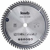 kwb 587168 Carbide Circular Saw Blade 200 x 16 mm - 1 Piece (587168)