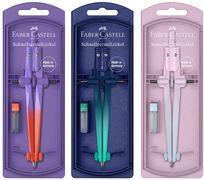 Faber-Castell Quick Adjustment Compass STREAM Flow Edition 5 Pieces 174556