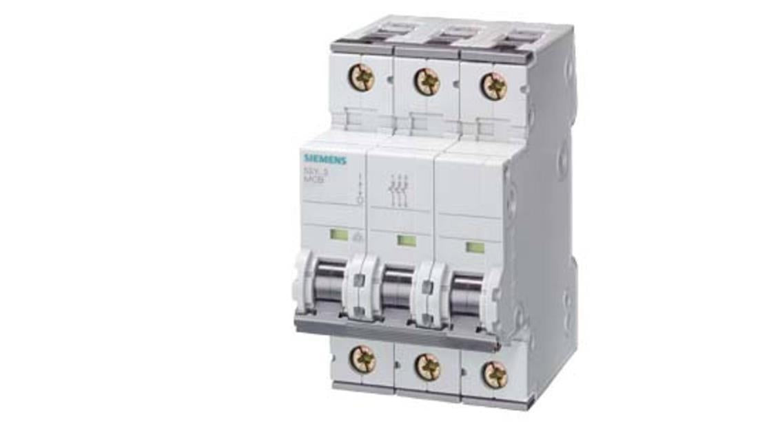 Siemens Leitungsschutzschalter 4 A 3-polig C (5SY4304-7)