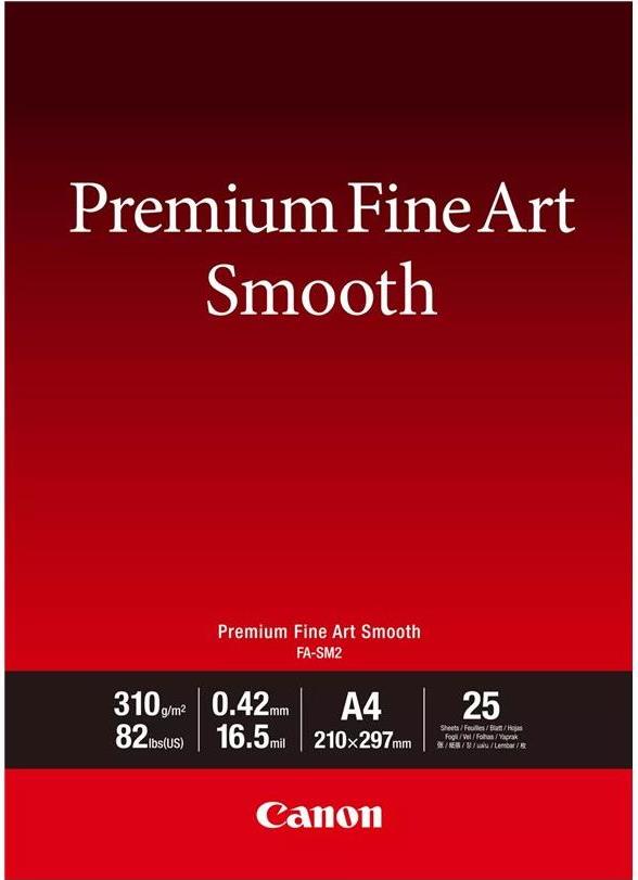 Canon Premium Fine Art FA-SM2 Silky Finish A4 Photo Paper 310 g/m² (1711C011) PRO-1000 PRO-300 PRO-10S