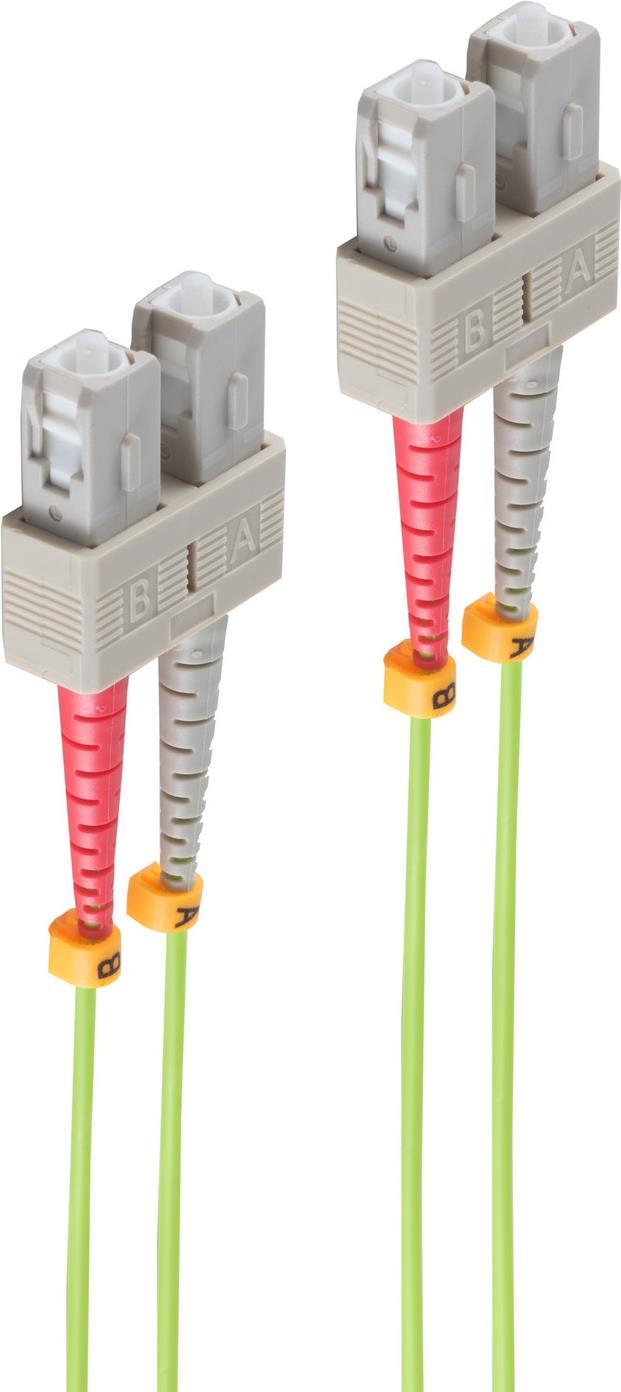 shiverpeaks Fiber Optic Cable OM5 10 m SC-SC Green BS07-510715