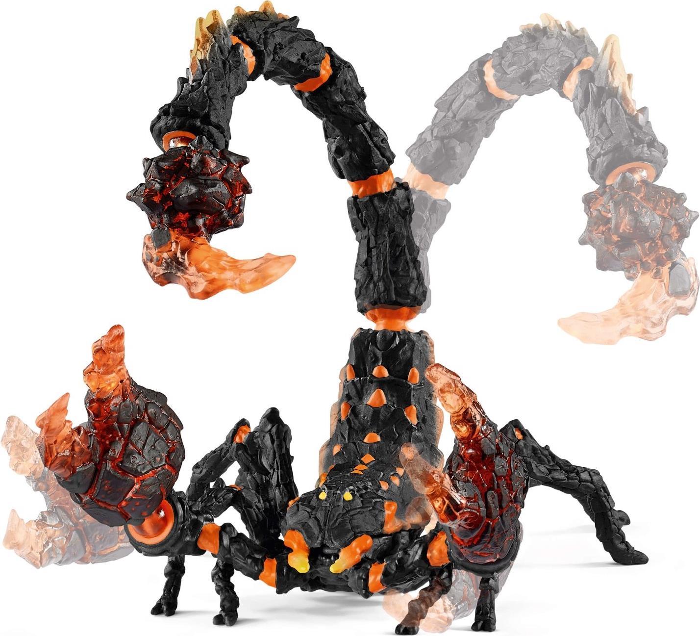 Schleich Eldrador Lava Scorpion - Black - Orange - 3 Years