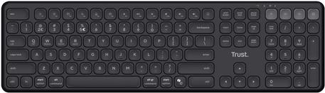 Trust Vaiya Wireless Keyboard for Multiple Devices Black DE (25636)