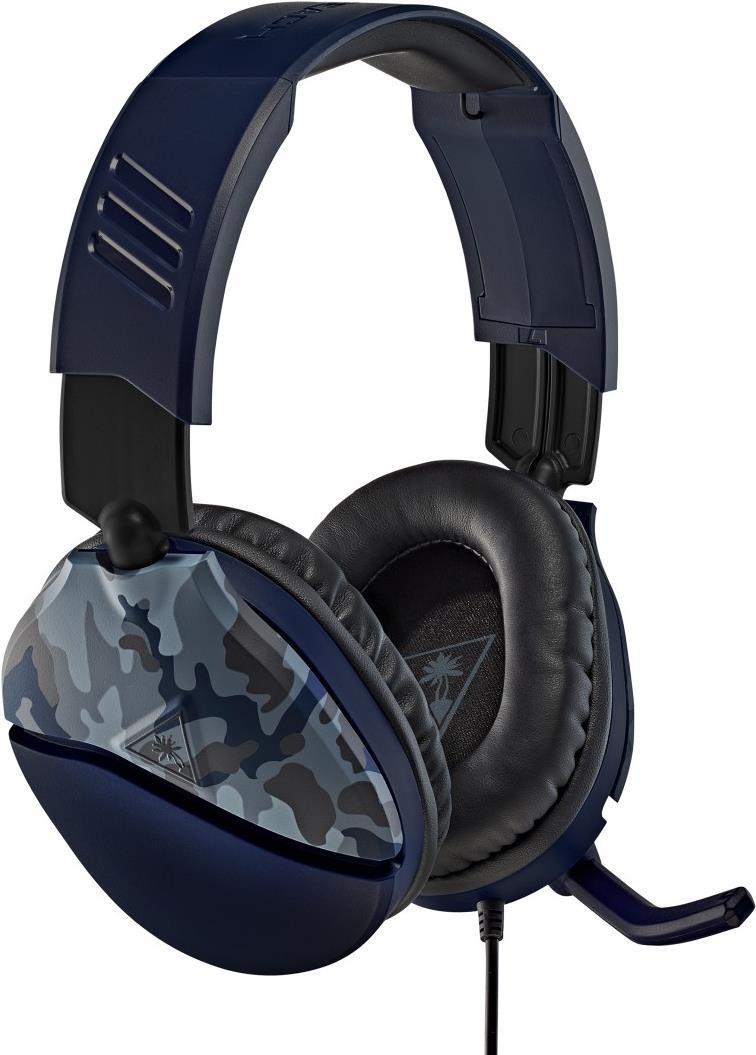 Turtle Beach Recon 70 Headset - Over-Ear - Wired - 3.5 mm Plug - Blue Camo (00191850)