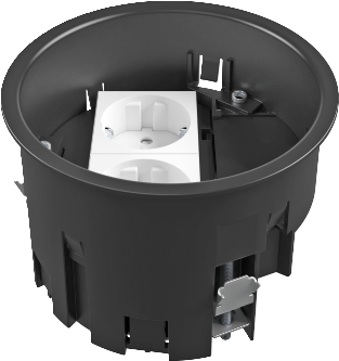 Obo Bettermann MT R2 VDE - Socket CEE 7/3 - Black - 1 Piece (7408832)