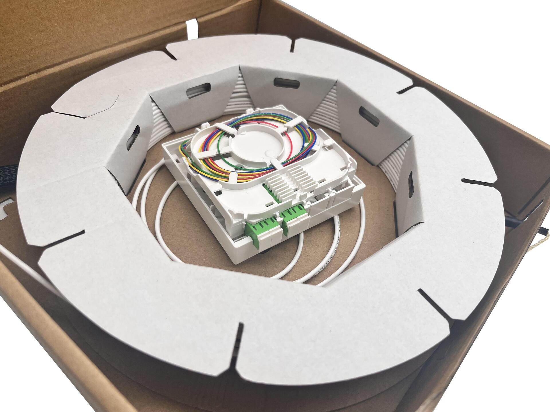 Helos FTTH Connection Set Pre-assembled with SC-APC Connectors (372092)