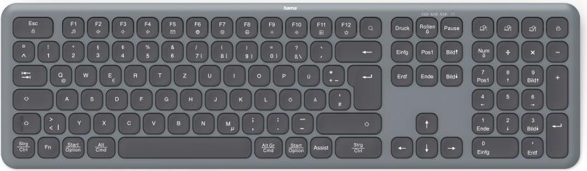 Hama Multi-Device Keyboard WK-550 Wireless Bluetooth QWERTZ 00173063