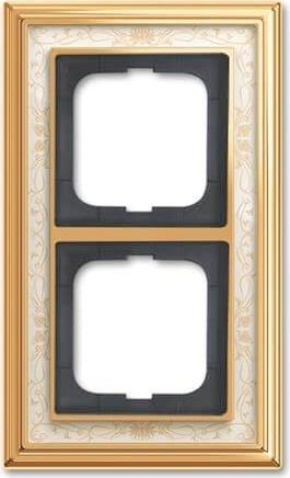 Busch Jaeger frame 2-gang ms/pol decor elf/ws 1722-836 (1754-0-4644)