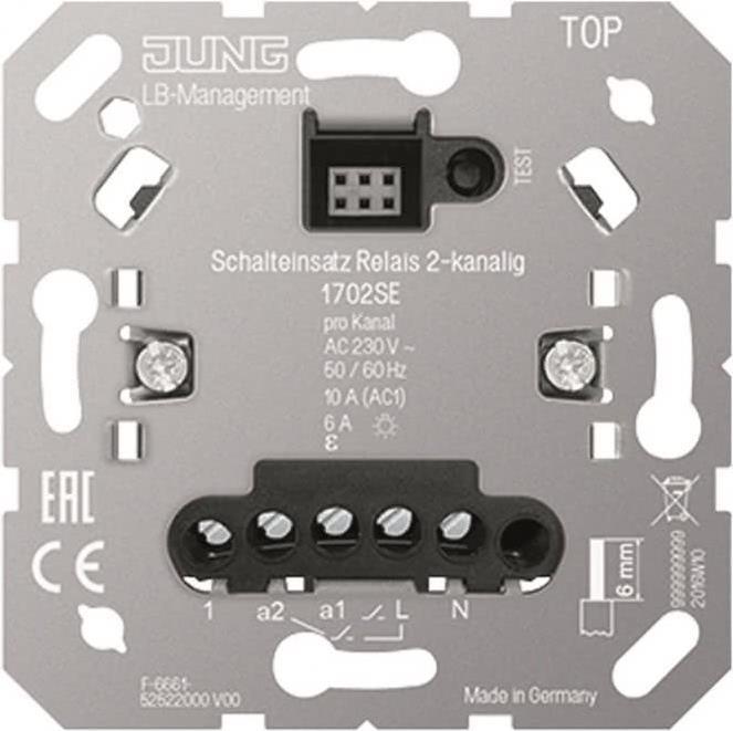 Jung 2-Channel Switching Insert Relay 1702SE