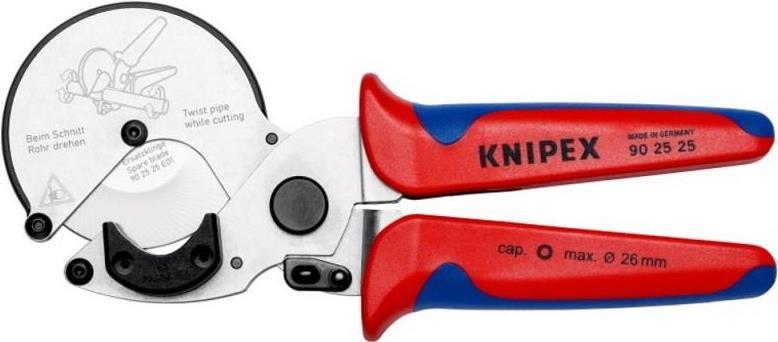 KNIPEX 90 25 25 Pipe Scissors - Red/Blue
