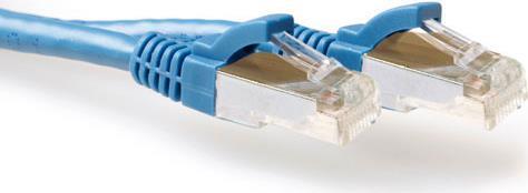 ACT Blue 10 m LSZH SFTP CAT6A Patch Cable with RJ45 Connectors | Model FB7610