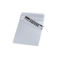 WEDO Clipboard A4 with Removable Calculator, Polished Aluminum, Strong Clip, Model 57 954
