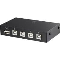 Renkforce 4-Port USB 2.0 Switch Black